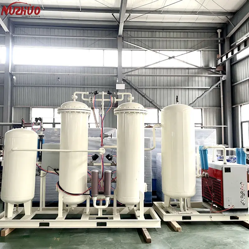 NUZHUO Factory Best Price Oxygen Separation Plant CE/ISO Certified 3-200Nm3/h O2 Generating Machine
