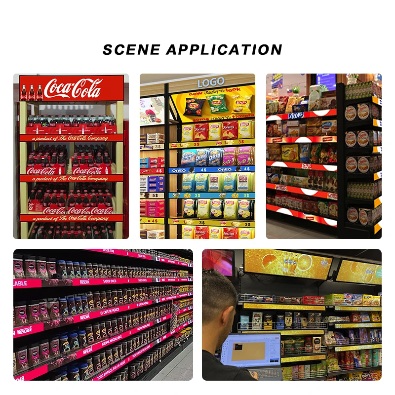 23 24 35 37 Inch Ultra Wide Shelf Edge Advertising Digital Signage Monitor Type Stretched Bar Lcd Display Screen