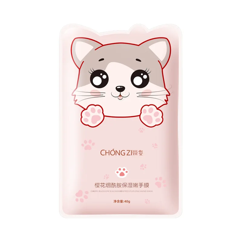 CHONGZI, оптовая продажа, никотинамид, увлажняющая маска для рук/ног, питает Бледные руки, новая модель 2024 увлажняет и смягчает кожу