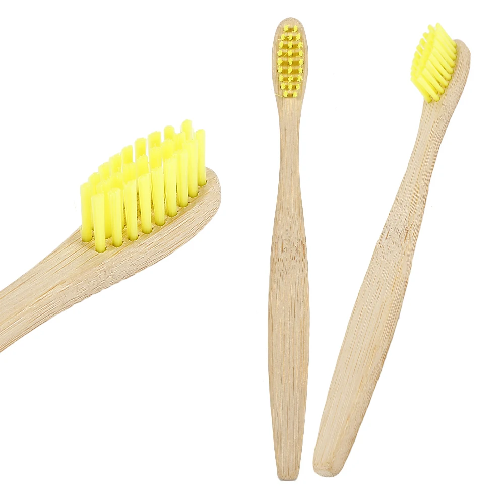 Factory supply 100% recyclable and biodegradable being compostable sustainably sourced bamboo handle toothbrush