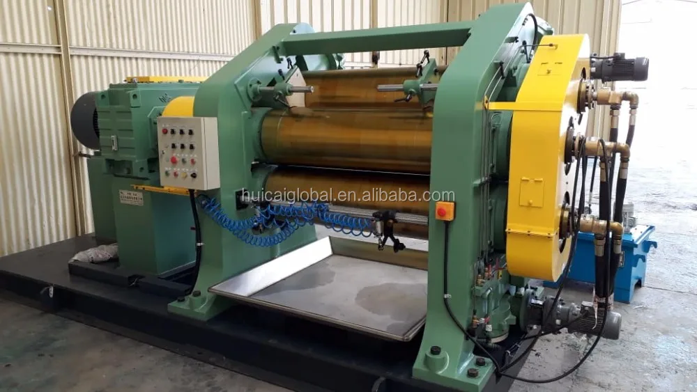 3-roll rubber calender machine 3 rollers rubber calender