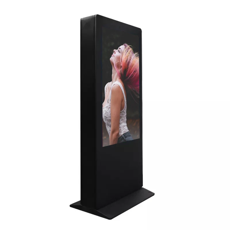 43 inch brother ad outdoor touch screen kiosk 1500 nits waterproof outdoor LCD advertising players photo booth