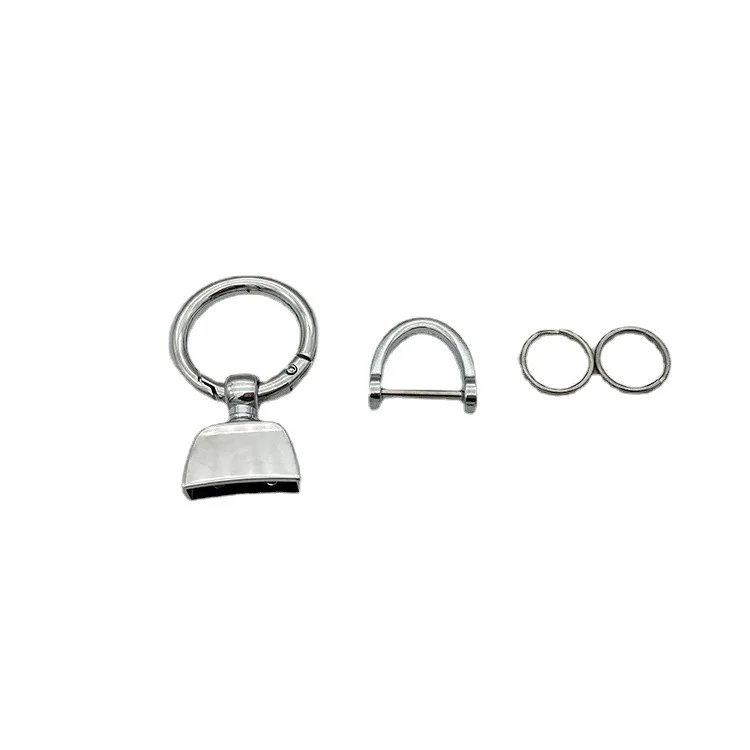 Zinc alloy custom metal key fob hardware for car keychain