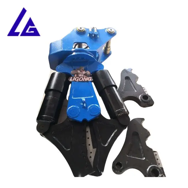 Easy operation Caterpillar excavator hydraulic shears,360 degree rotating  concrete shear easy to operate,scrap metal shears