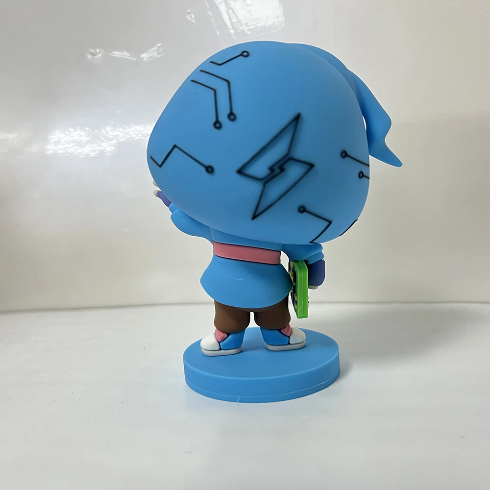 Kinqee Oem Design Custom Big Head Soft Toy Plastic Cartoon Figure Doll Model