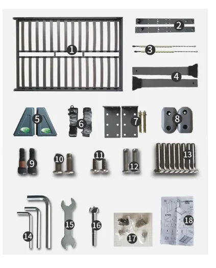 Wall Bed  Folding King Murphy Bed Gas Spring Mechanism hardware kit Gas Piston for hotel apartment