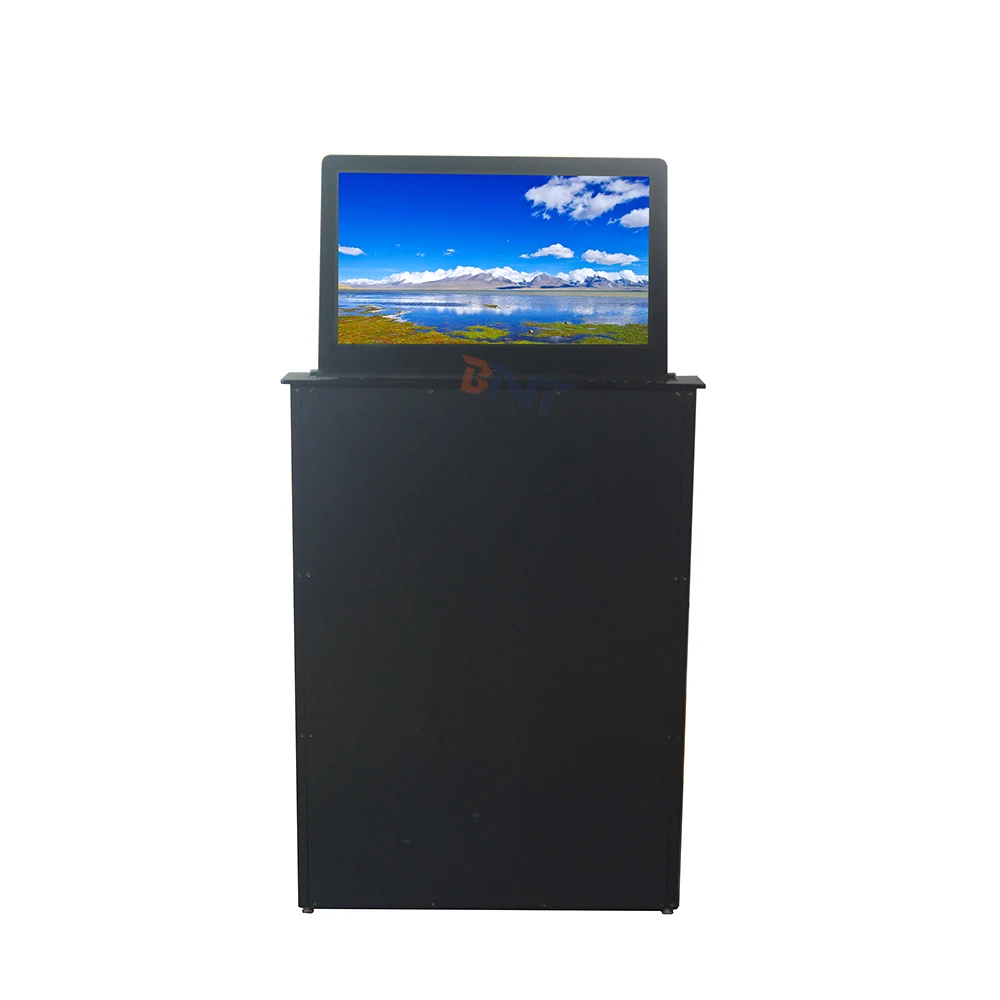 Hot Selling Desk Hidden Retractable Motorized Monitor Lift For Paperless Conference System Table