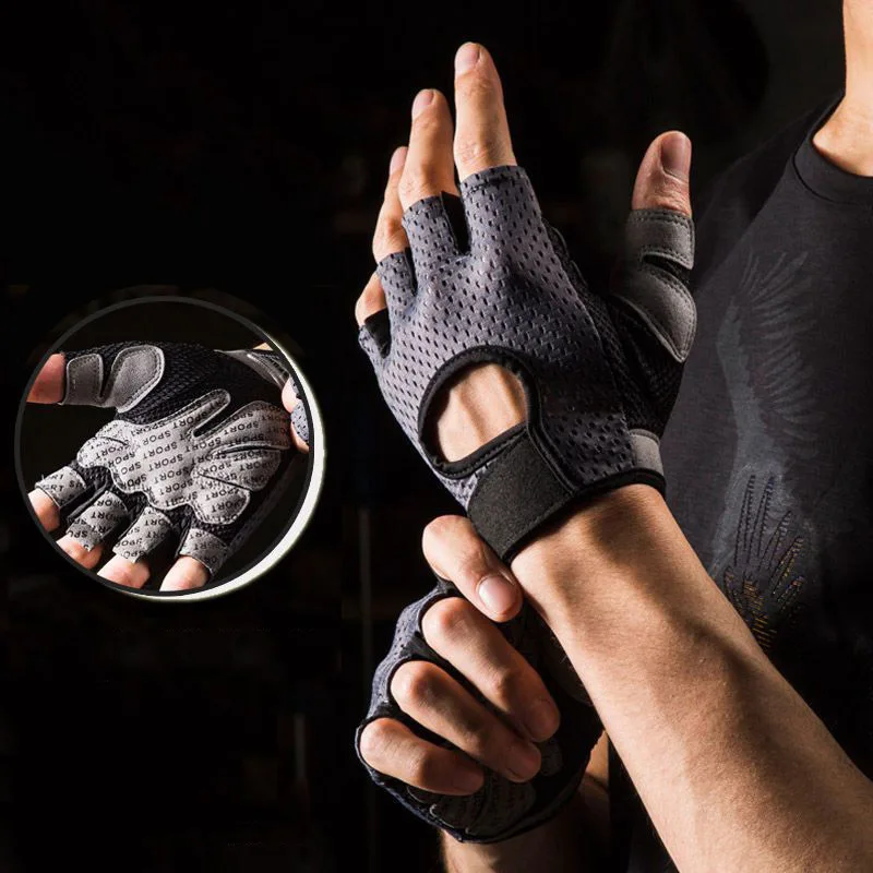 High Quality Half Finger Exercise Fitness Gloves Weight Lifting Non-Slip Training Gloves For Gym Sport For Men Women