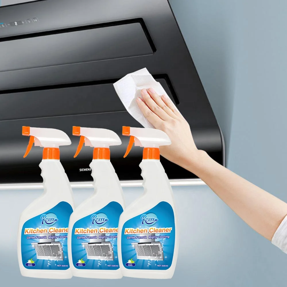 Factory Private Label OEM  Liquid Detergent Oil Removing Cleaner  500ml  Kitchen Cleaner Spray