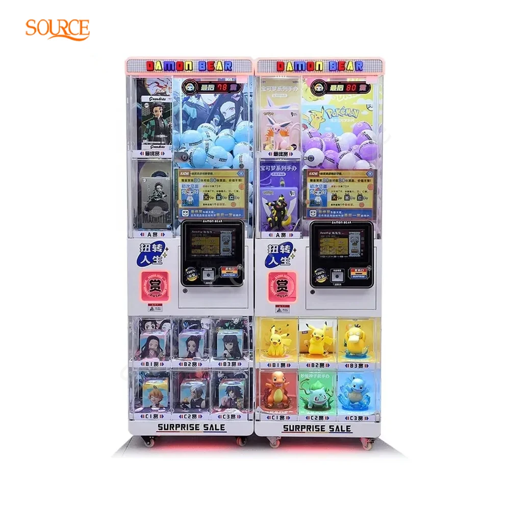 Wholesale New Trends Big Twisted Mini Gashapon Machine Product Vending Machines With Fast Shipping