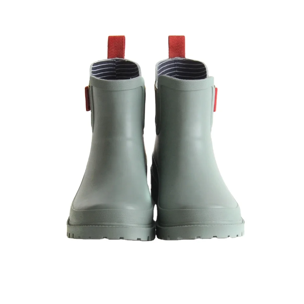 Wholesale Rubber 100% Waterproof Short Rain Day Shoe Fashion Women Gumboots Botas De Lluvia Para Mujer