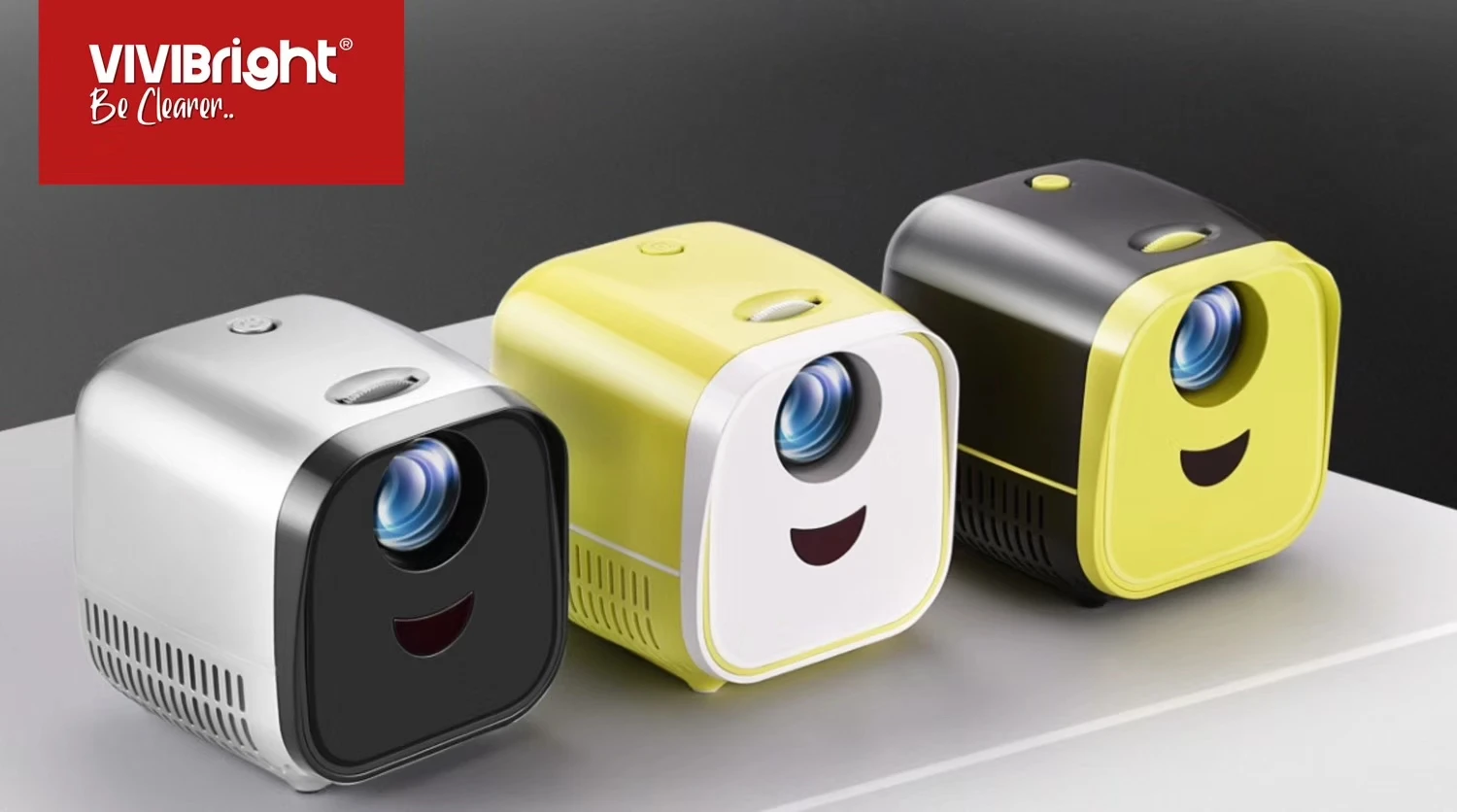 cheapest Pocket Projector Game music Vivibright L1 Mini Video Projector for Family Kids Cartoon Movie Projector Home Cinema