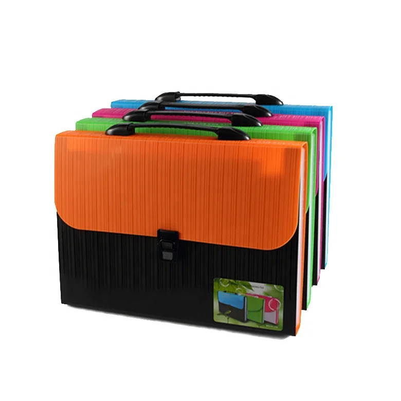 
Latest desigen13pocket A4 Fc PP plastic expandable file folders for office 