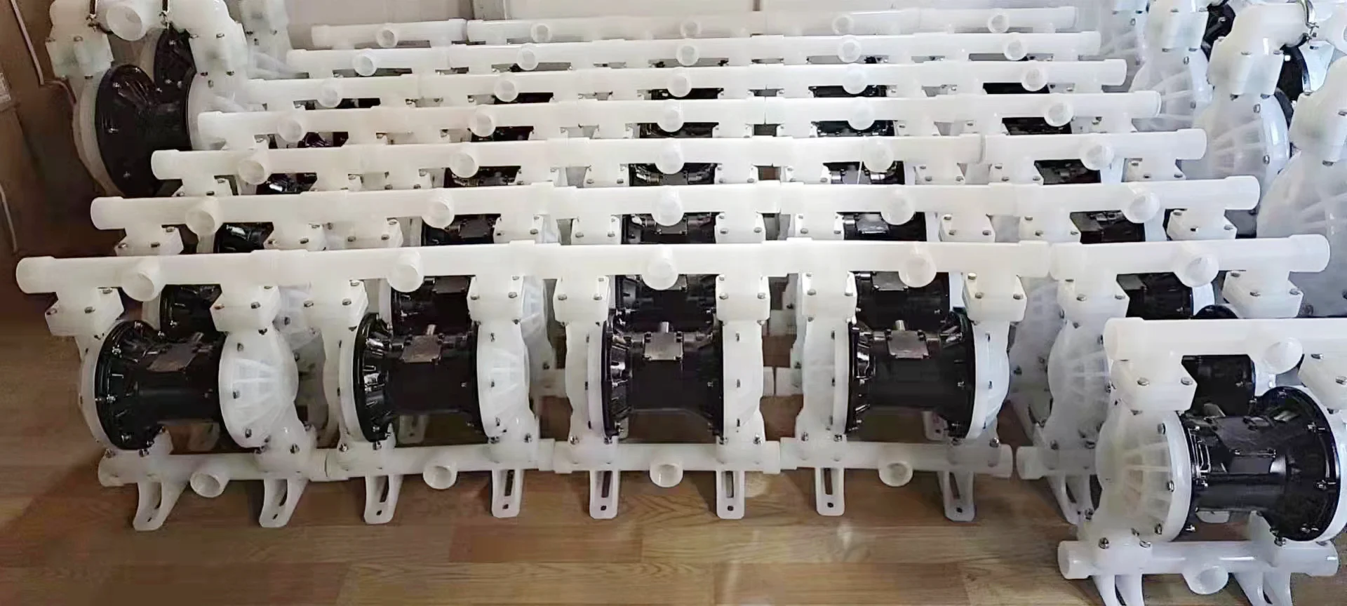 Hot sales Sanitary PP Double pneumatic diaphragm pump For paint