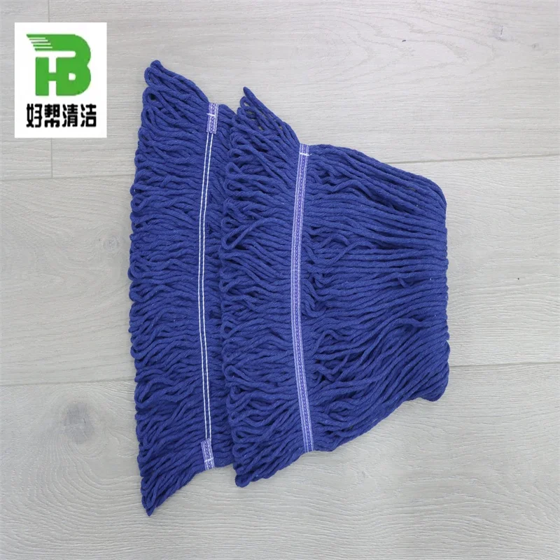 Xingtai varieties of colorful industrial cotton wet mop replacement head