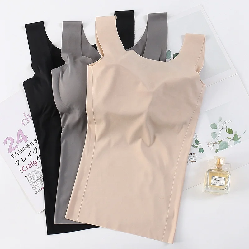 6501 женский цельный бесшовный топ из вискозы для йоги невидимые майки без рукавов топы похудения бюстгальтер сна жилет