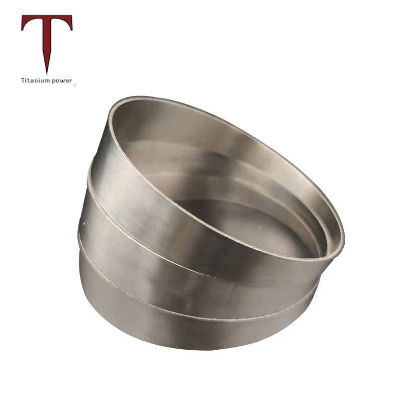 Titanium Pre Welded Pie Cuts Clamp on Lobster pie cuts for Titanium Exhaust Tip