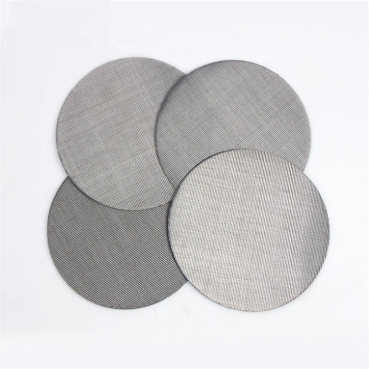 50 mm stainless steel mesh filter disc secondary water distribution mesh 304 316L