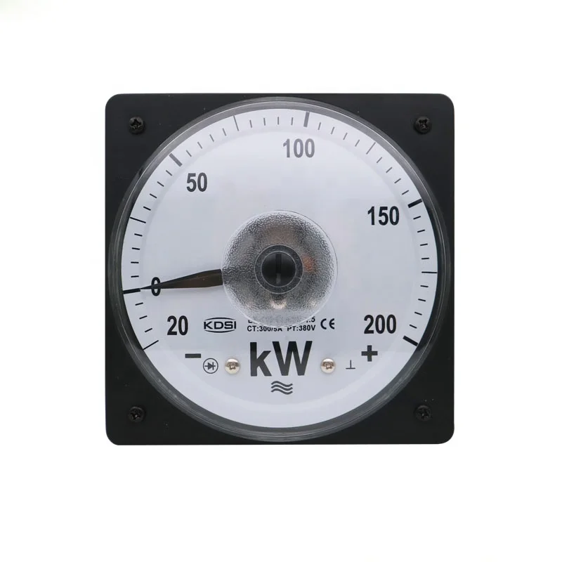 Универсальная Промышленная LS-110 3P3W -20-200kW 300/5A 380V широкоугольная панель аналоговый кВт метр