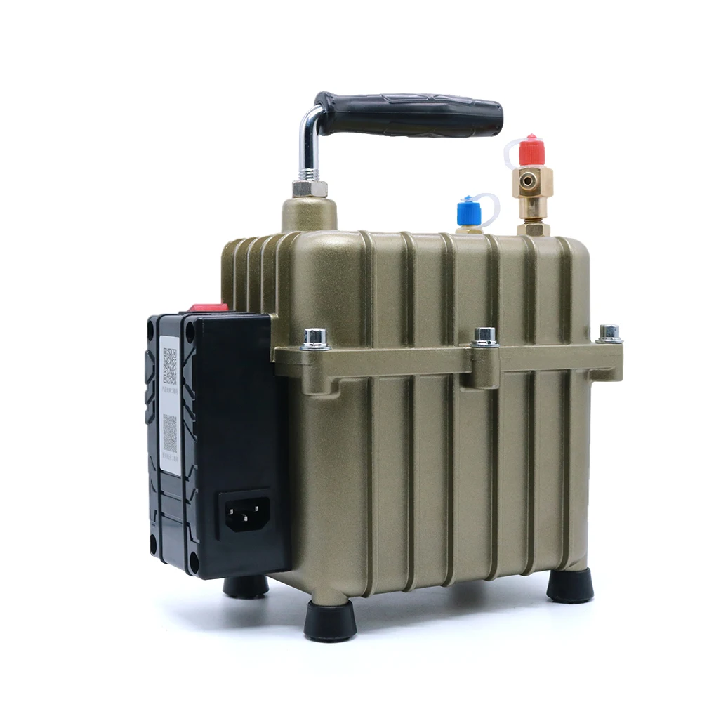 28L/min high pressure pump inflation and vacuum pump R134 R410 refrigeration air pump manifold gauge