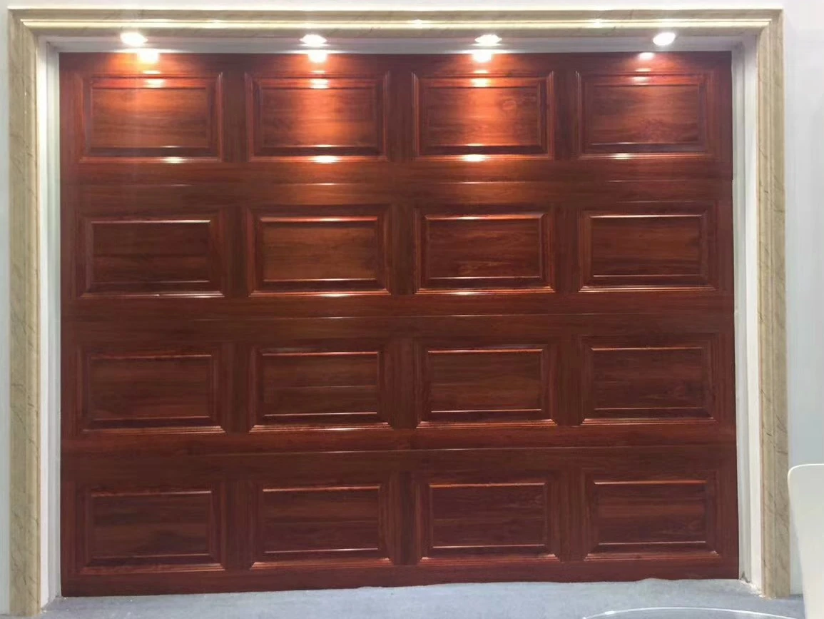 Wholesale Price House Villa Exterior Garage Doors Design Automatic Steel Plate Overhead Insulated Sectional Garage Door