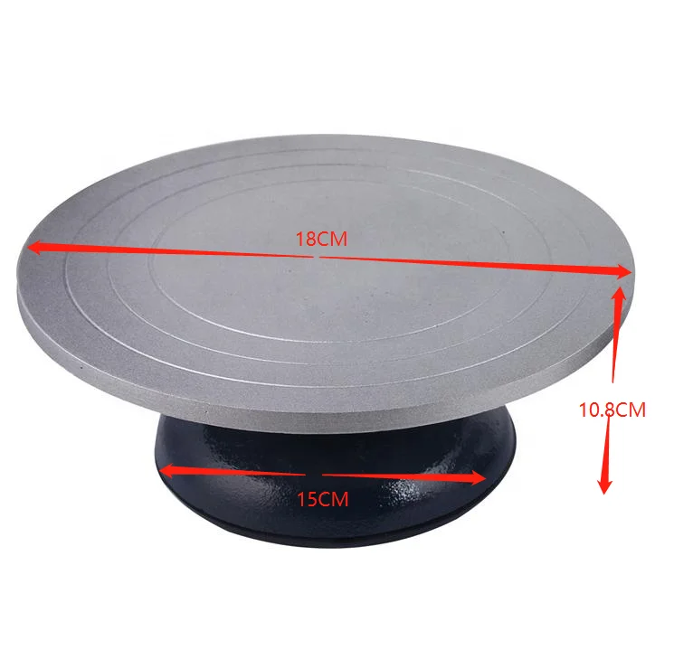 7' 12' Diameter Pottery Heavy Duty Banding Wheel All Metal Construction Turntable with Ball Bearings Sculpting Wheel