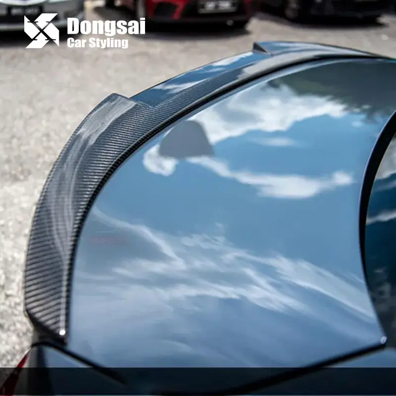 For BMW 2 Series F44 Spoiler M235i Add Carbon Fiber M4 Style Ducktail Spoiler Rear Trunk Lip Tail Wing 2019+