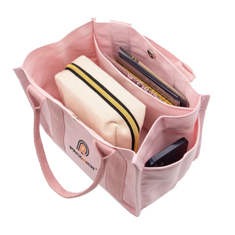 Thick Big Recycled Blank Cotton Customized Print Canvas Tote Bag Packaging Cotton Tote Bag