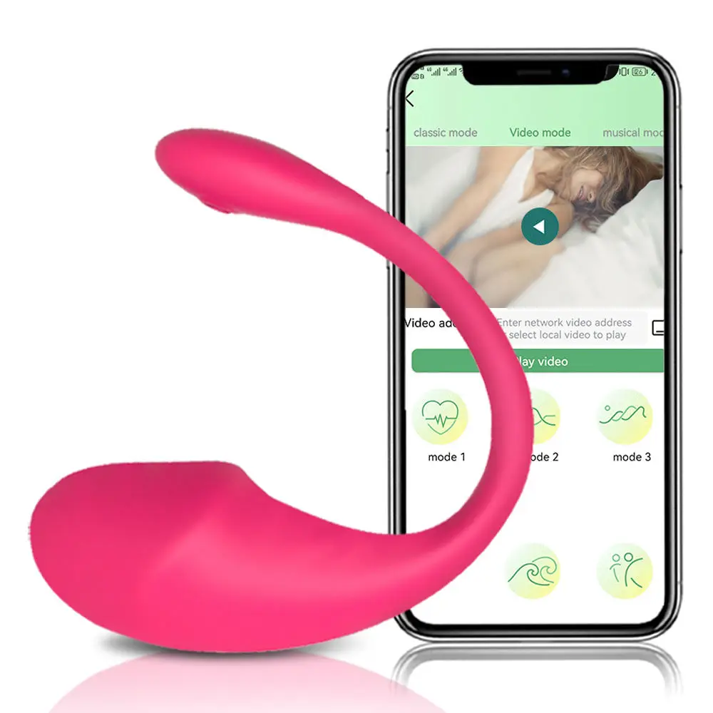 Wearable App Remote Control Shaped Vagina Balls Bullet Vibrator Sex Toys Panty Vibrating Jump Egg For Women
