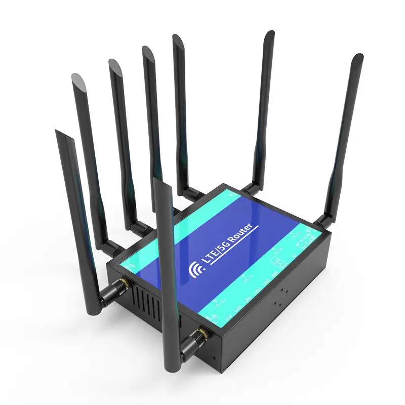 Wireless Modem 5g Cellular Router Openwrt Gigabit M.2 Slot 1200mbps Wifi with Sim Card Slot