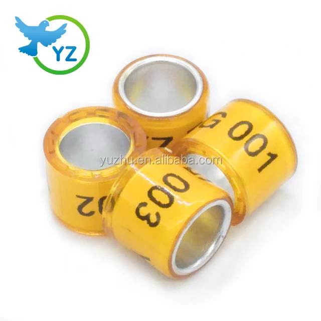 2023 hot sale GOLD 8mm new racing pigeon rings making with crown