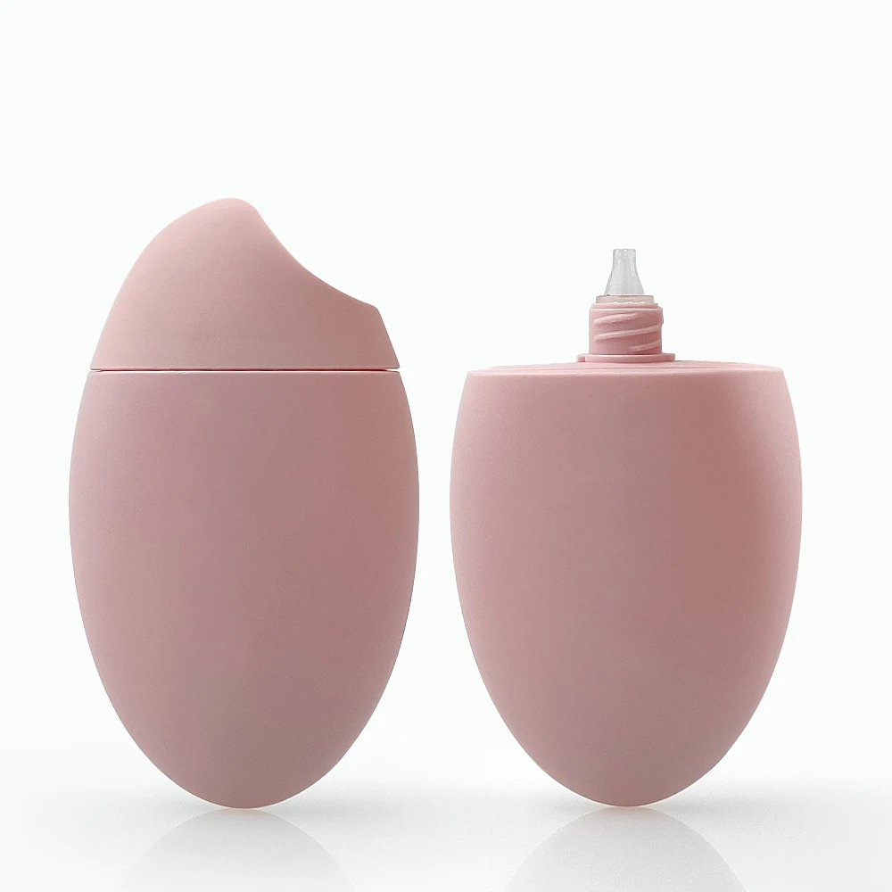 50ml 60ml Plastic Cosmetic PE Bottle Empty Egg Bottle for Luxury Cosmetic Packaging Beauty Packaging Sunscreen Bottle