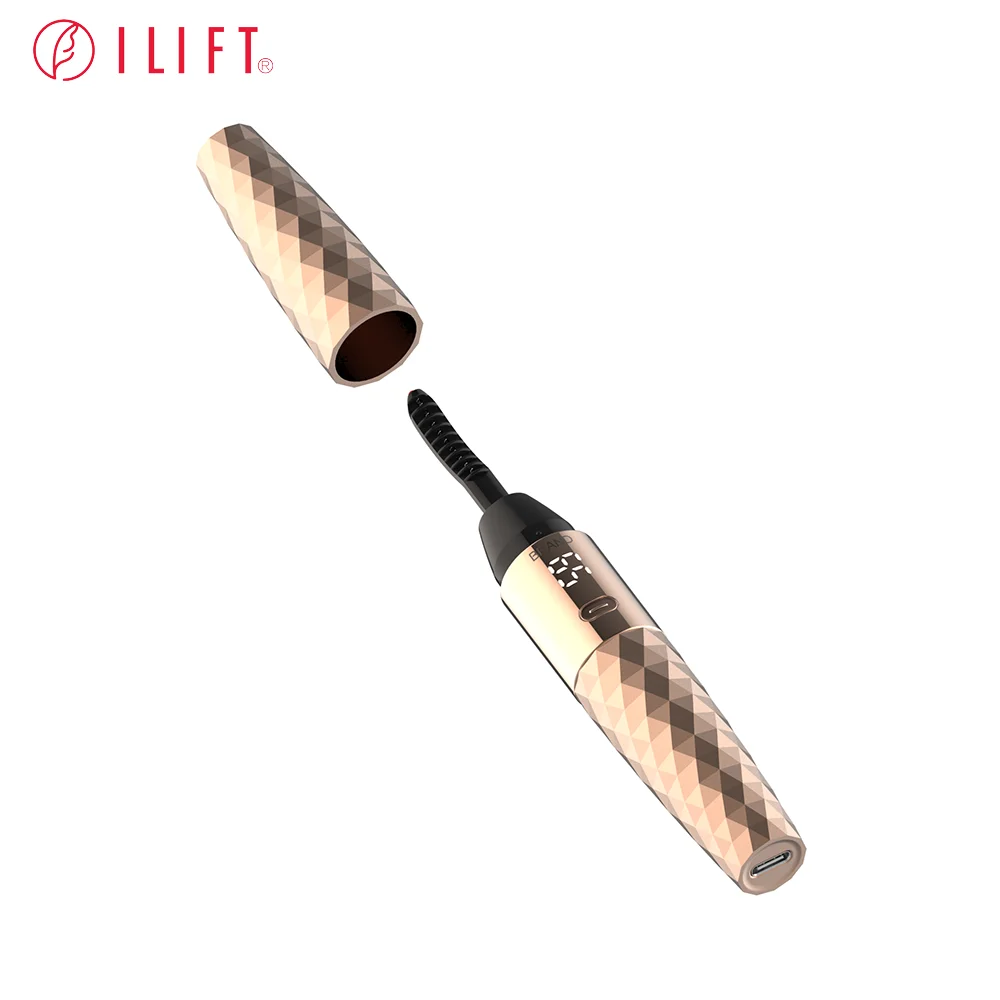 Factory Price Heated Eyelash Curler Electric Eyelash Curler Long Lasting Eyelash Curl Tool Quick Heating Curler