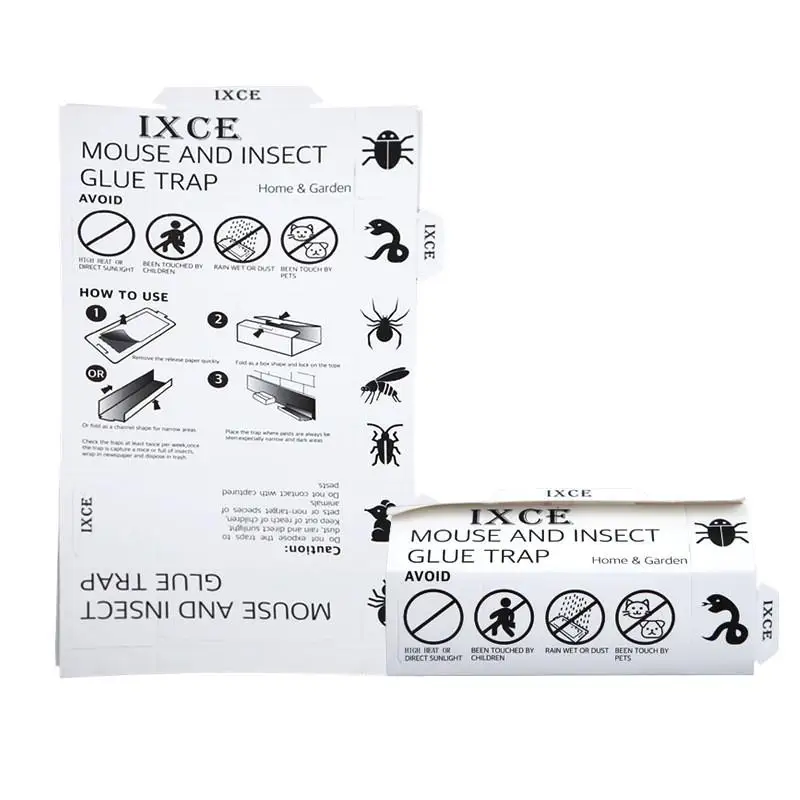 DD2509  Strong Adhesive Paperboard Killing Mice Pre Baited Sticky Rat Mouse Glue Trap for Mice and Rats