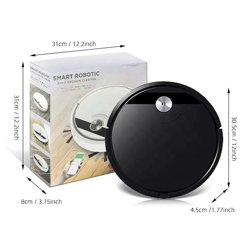 Automatic Smart Robot CE FCC ROHS Navigation Sweeping Vacuum Cleaner Suction Robot Vacuum Cleaner
