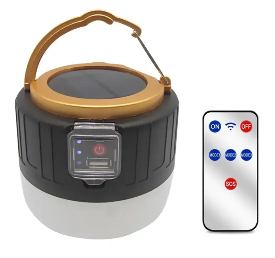 HOWPOW 2023 Portable Handheld Power Bank Solar Usb Rechargeable Led Camping Light Lamp