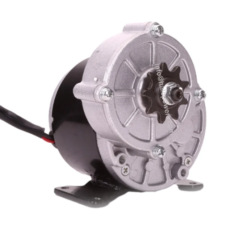 High Quality MY1016Z2 12V/24V/36V 250W Electric Bicycle bike Drive Motor Electric Scooter Brushed DC Gear Motor for Tricycle