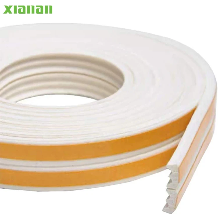 Adhesion weather strip E V I D Shaped Door Sealing anti-collision sealing strip sliding glass door seal