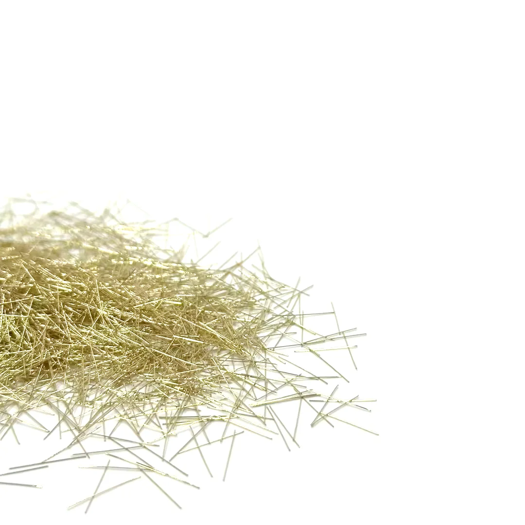 Micro Straight Copper Steel Fiber Reinforced For Concrete Metal Construction Materials