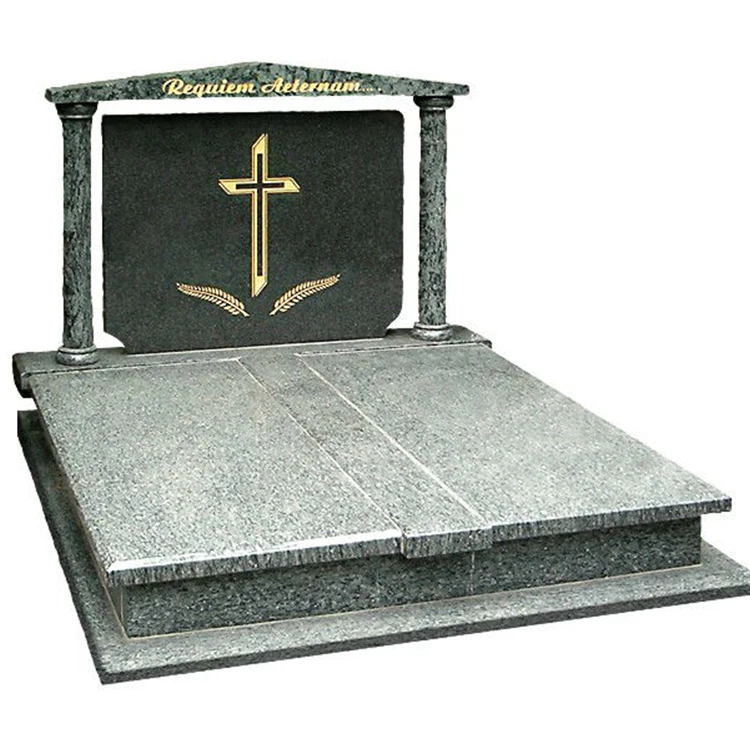 JK China hand carving black granite Poland style monument