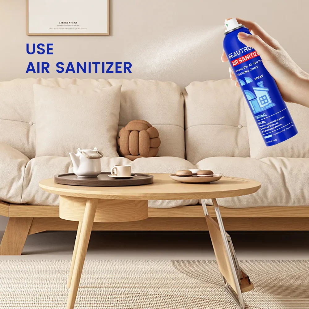 Professional Aerosol Manufacturer Air Sanitizer & Odor Eliminator for Homes Car Offices Freshener Original Scent Deodorant Spray