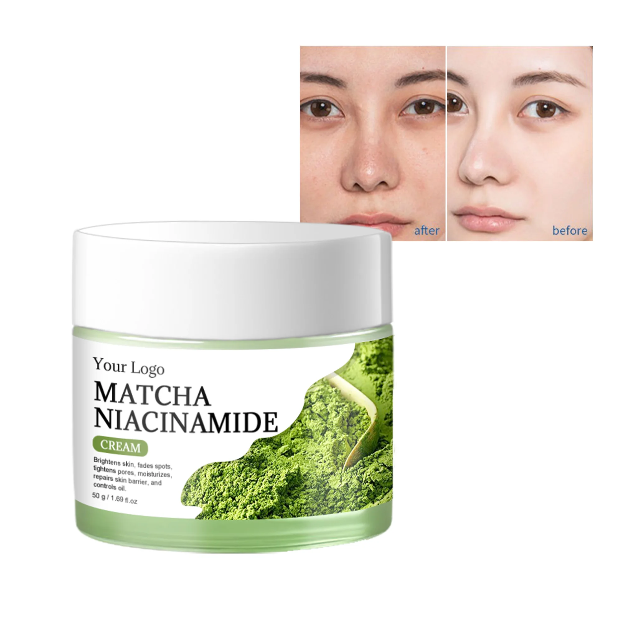 Private Label Glass Skin Moisturizer Hydrating Niacinamide Antioxidant Intensive Moisturizing Best Face Cream For Fair Skin