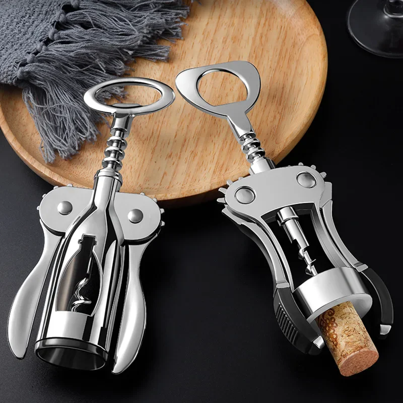 Premium Heavy Duty Stainless Steel Screw & Zinc Alloy Body Wing Corkscrew Wine&Beer Bottle Opener