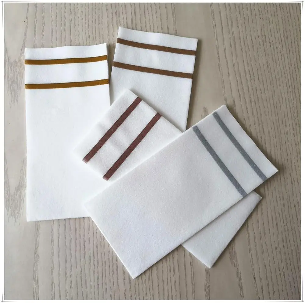 Disposable Hand Towels & Decorative Bathroom Napkins Soft and Absorbent Linen-Feel Paper Guest Towels