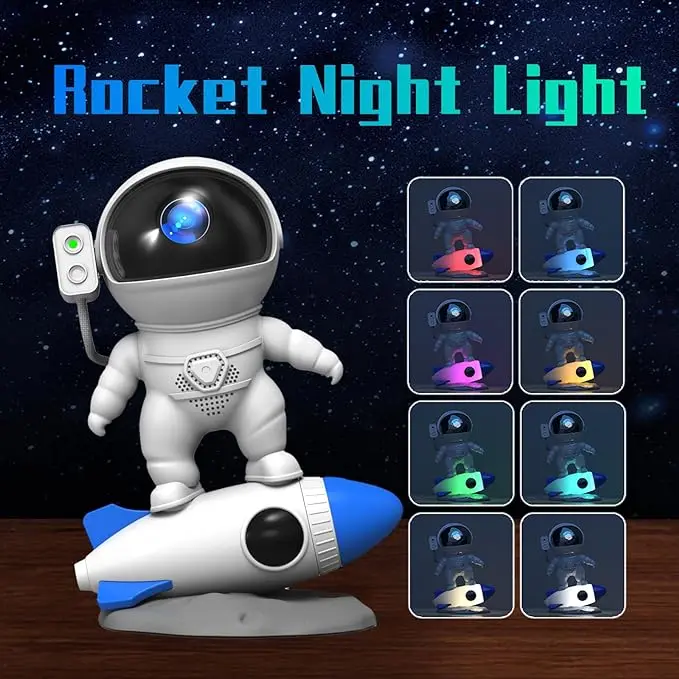 Astronaut Star Projector,Led Space Nebula Night Light for Kids Girls Boys Adults, Living Gaming Room Ceiling Decor, Party, Gifts