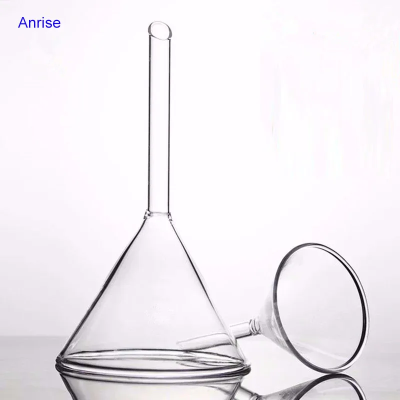 30mm 40mm 50mm 60mm Diameter Borosilicate Glass Cone Triangular Shape Glass funnel Lab Use Funnel