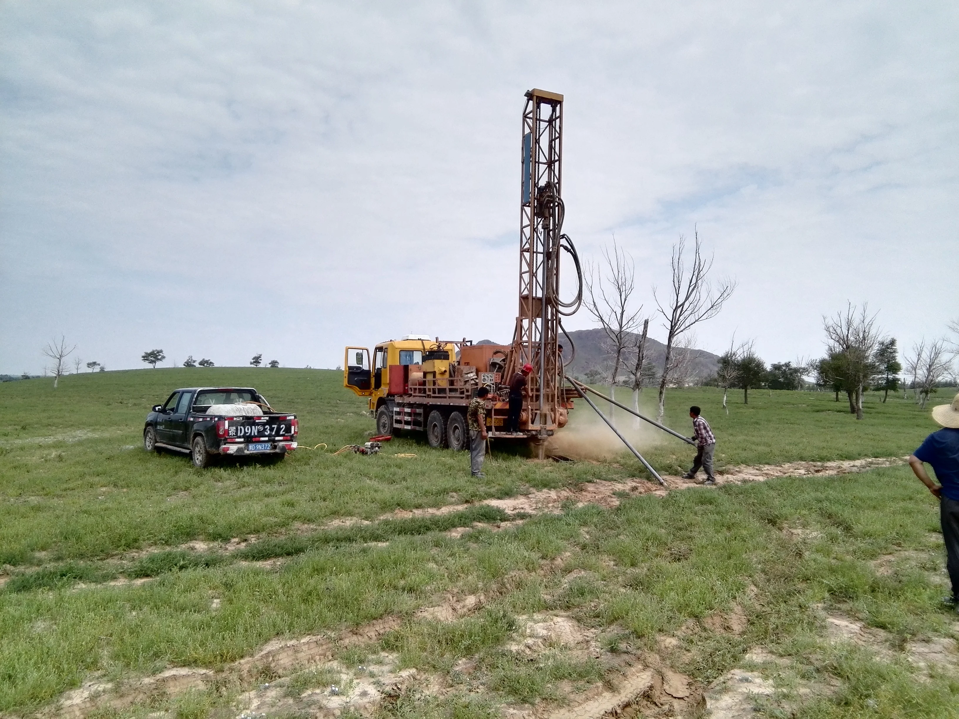 MY-150C Vehicle-mounted Air Circulation Drilling Rig