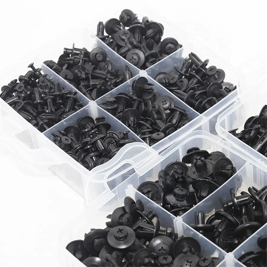 620pcs boxed buckle 16 kinds of car bumper repair kit fasteners expansion screw clip buckle