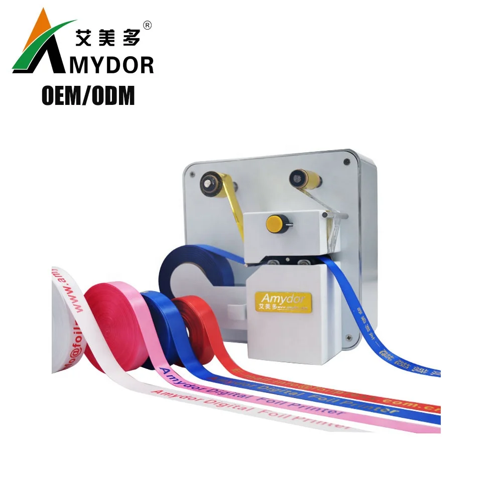 Amydor320 300dpi stain ribbon printer/ digital label printer /garment label printing machine for sale
