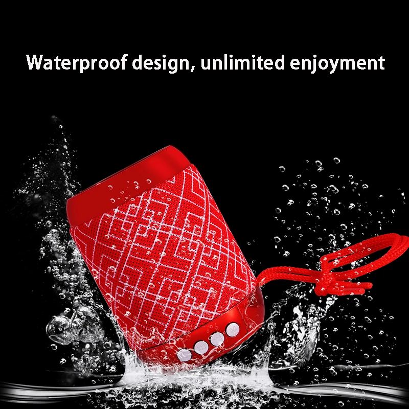 Low-priced new colorful and fashionable subwoofer portable wireless hands-free speaker